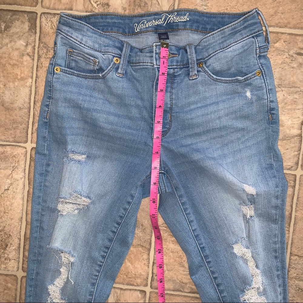 Universal Thread Distressed Skinny Ankle Jeans - Picture 8 of 13